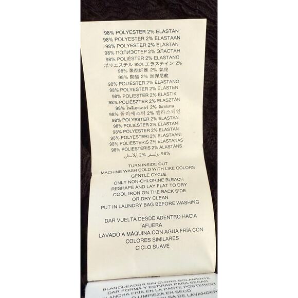 Michael Kors Dress Women's Large One Shoulder Ruffle Chain Detail Long Sleeve - Picture 11 of 11